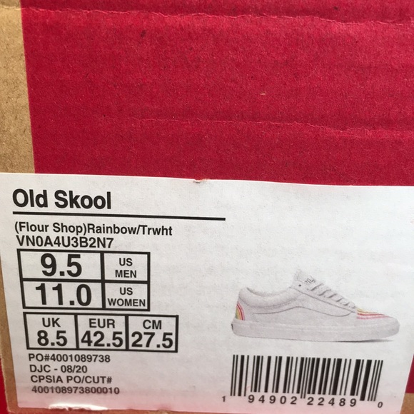 NWT Vans Classic Old Skool Leather Skate Shoes Men’s 9.5
